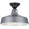 Progress Lighting Cedar Springs Collection Metallic Gray One-Light Semi-Flush Mount P550070-082 - alternate 2